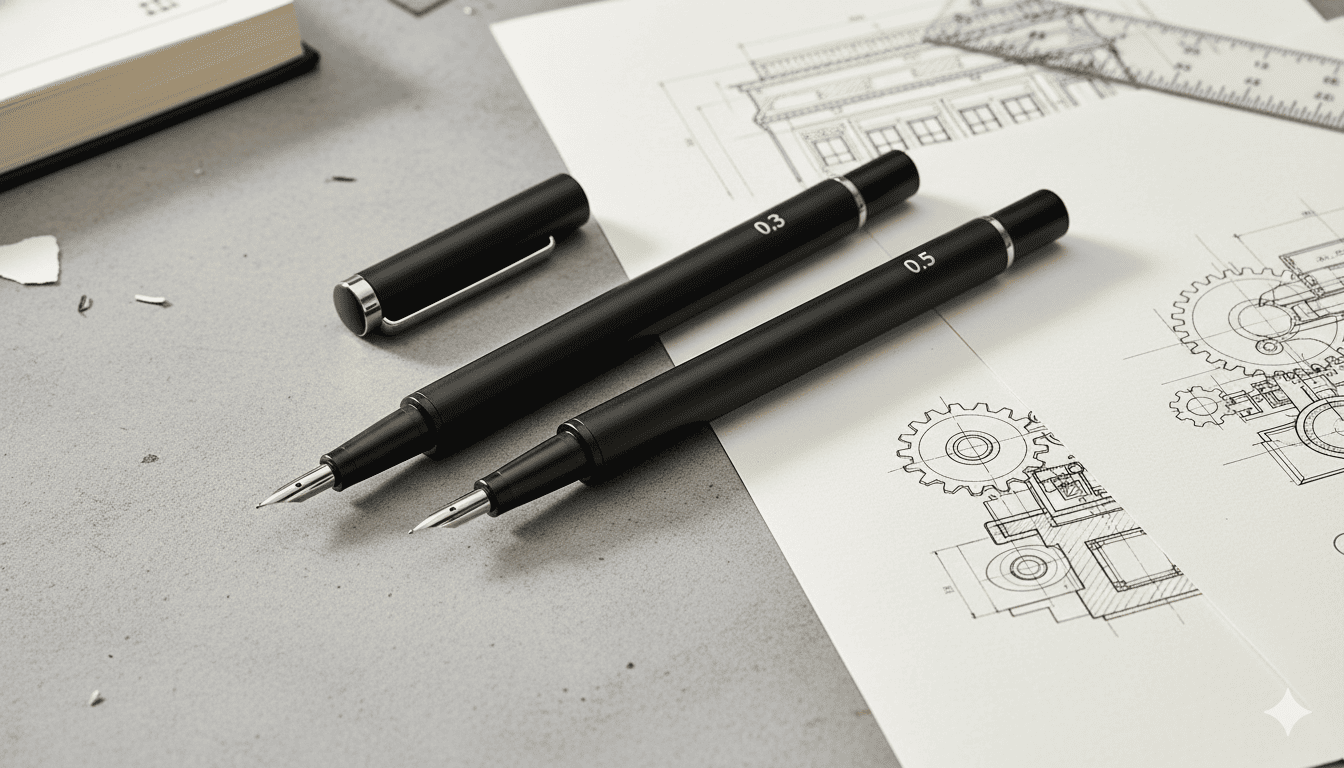 Precision Technical Pens